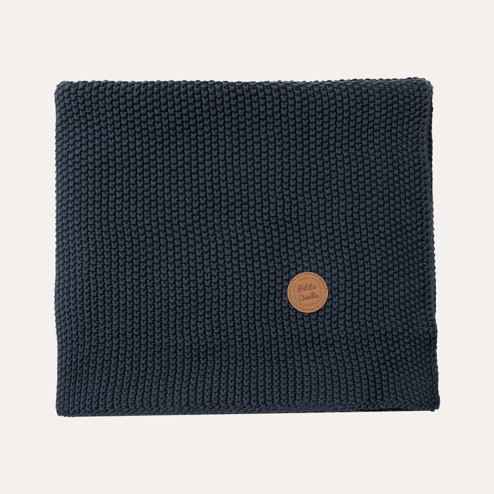 BABY BLANKET 80 X 100 CM | DENIM BLUE