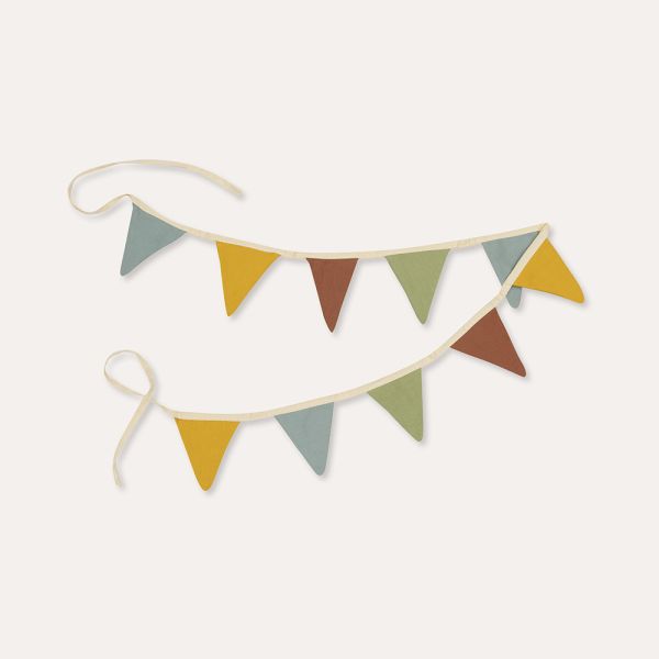 Kids bunting 185 cm Leo in multicoloured cotton from Petite Amélie 