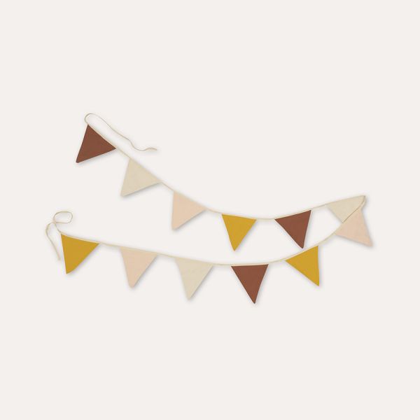 Kids bunting 400 cm multicoloured cotton Lara design from Petite Amélie 