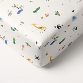 Safari Bed Sheets With Animals 80x160 Cm ️ Petite Amélie