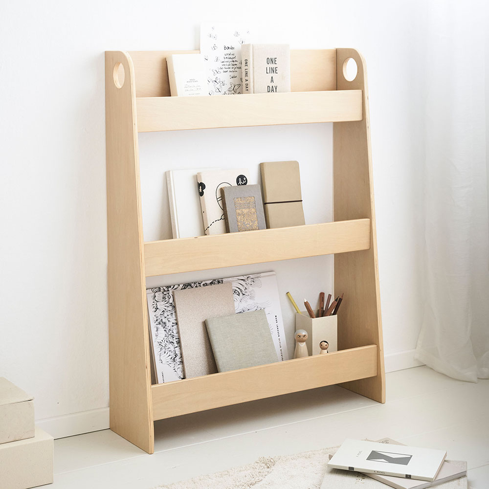 MONTESSORI BOOKSHELF «ELLIPSE» | NATURAL