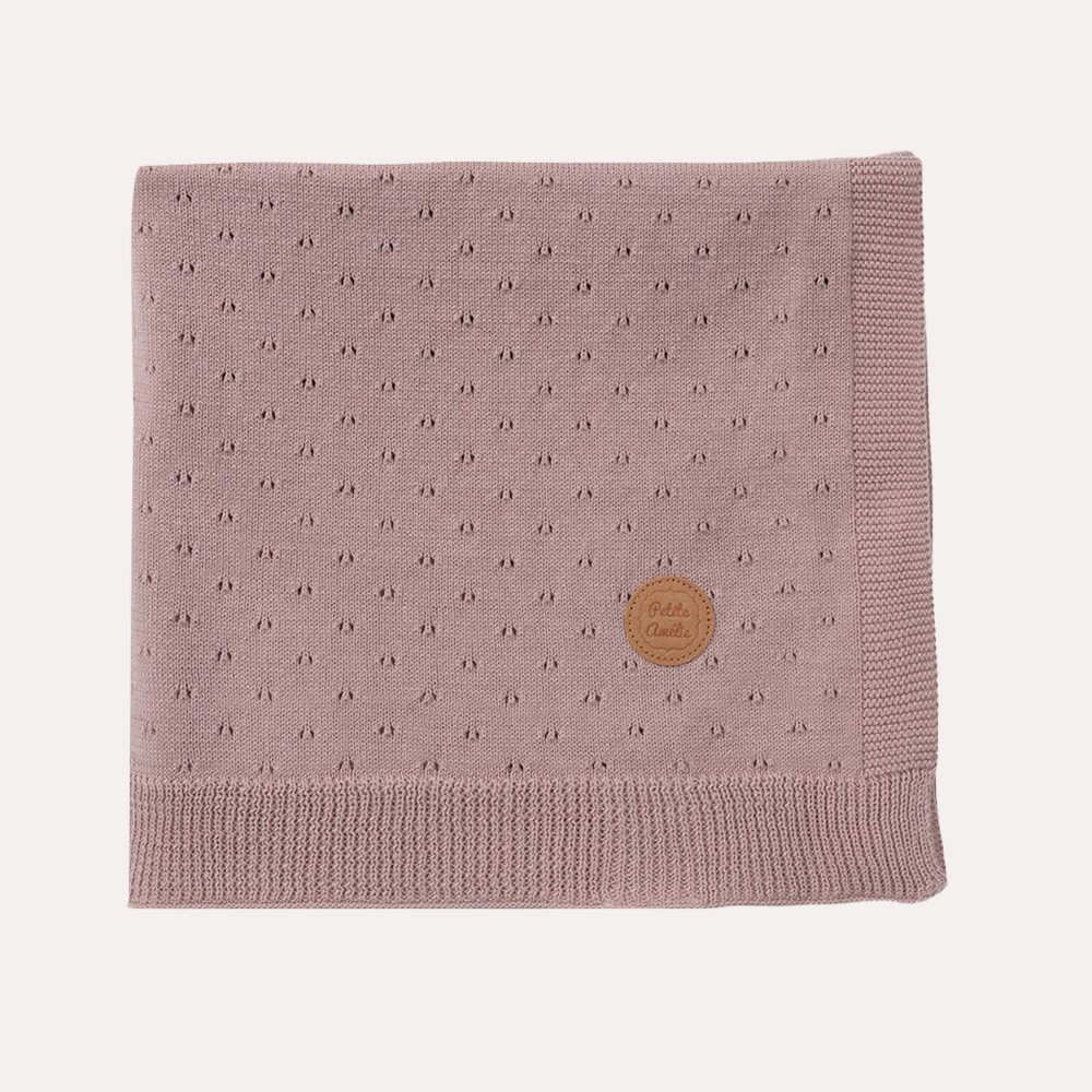 BABY BLANKET 80 X 100 CM | SOFT PINK